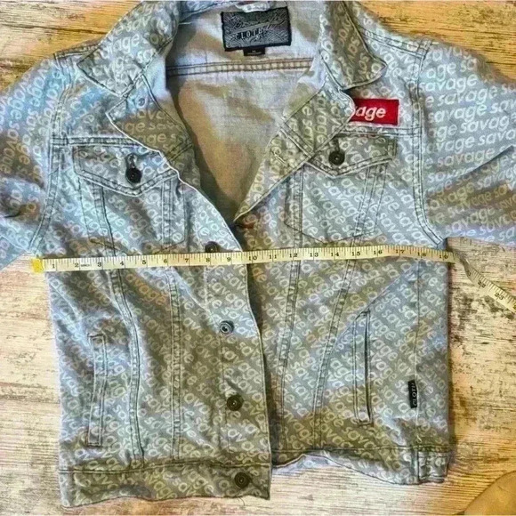 Brooklyn Cloth MFG Co denim blue Jean savage button up jacket women size Medium‎ - Picture 7 of 9